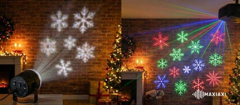 Enttäuscht dich dein Weihnachtsprojektor? Diese Indoor Alternative beeindruckt wirklich!