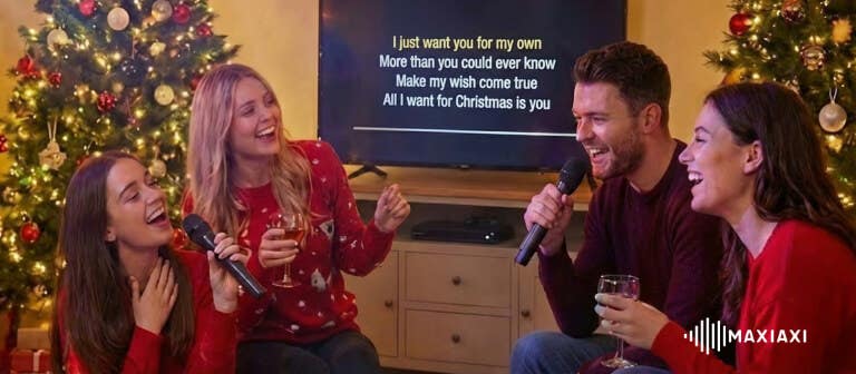 Karaoke Weihnachtslieder: Mache dein Weihnachtsfest zum Mitsing-Spektakel!
