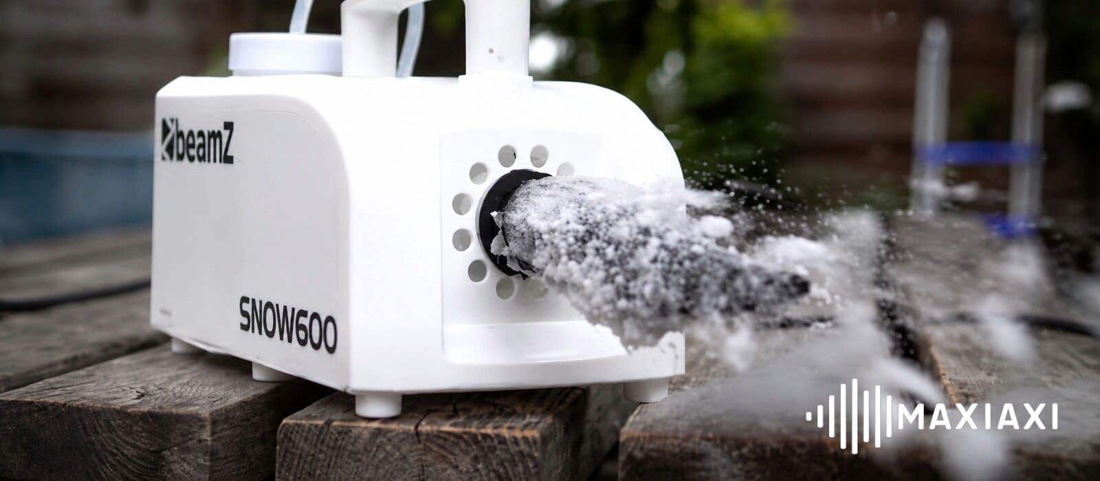 So funktioniert eine Schneemaschine!