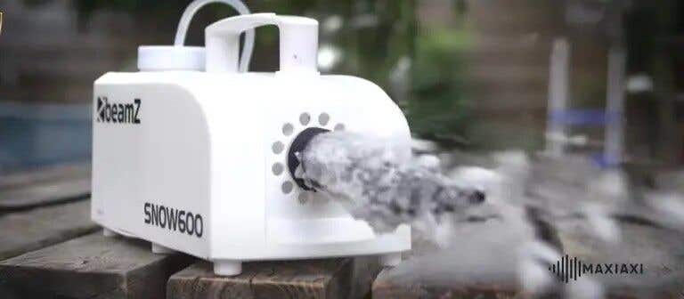 So funktioniert eine Schneemaschine!