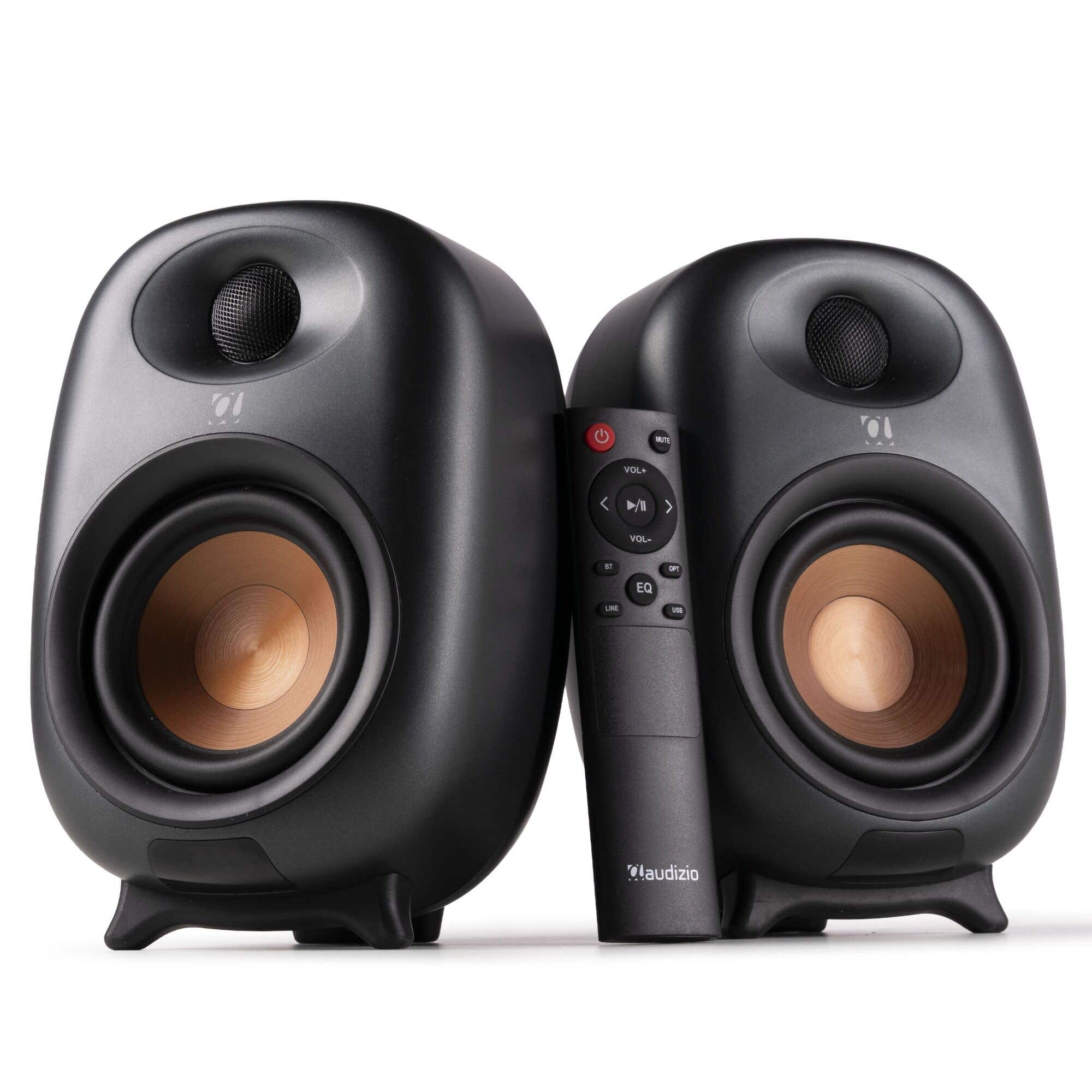 B-Ware - Audizio RS80 modernes HiFi Lautsprecher Set – Regallautsprecher – Bluetooth – 160W