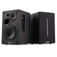 Audizio KS01B HiFi-Lautsprecher Set - Regallautsprecher - Bluetooth - 120W - Schwarz