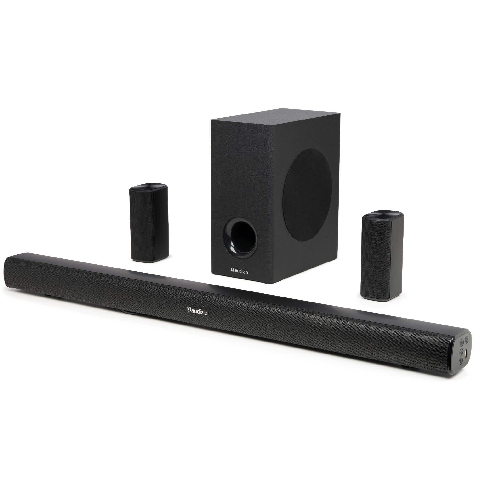 Audizio SB100 Soundbar mit Subwoofer & 2 Surround-Lautsprechern - 5.1 Set - HDMI-ARC - 160 W
