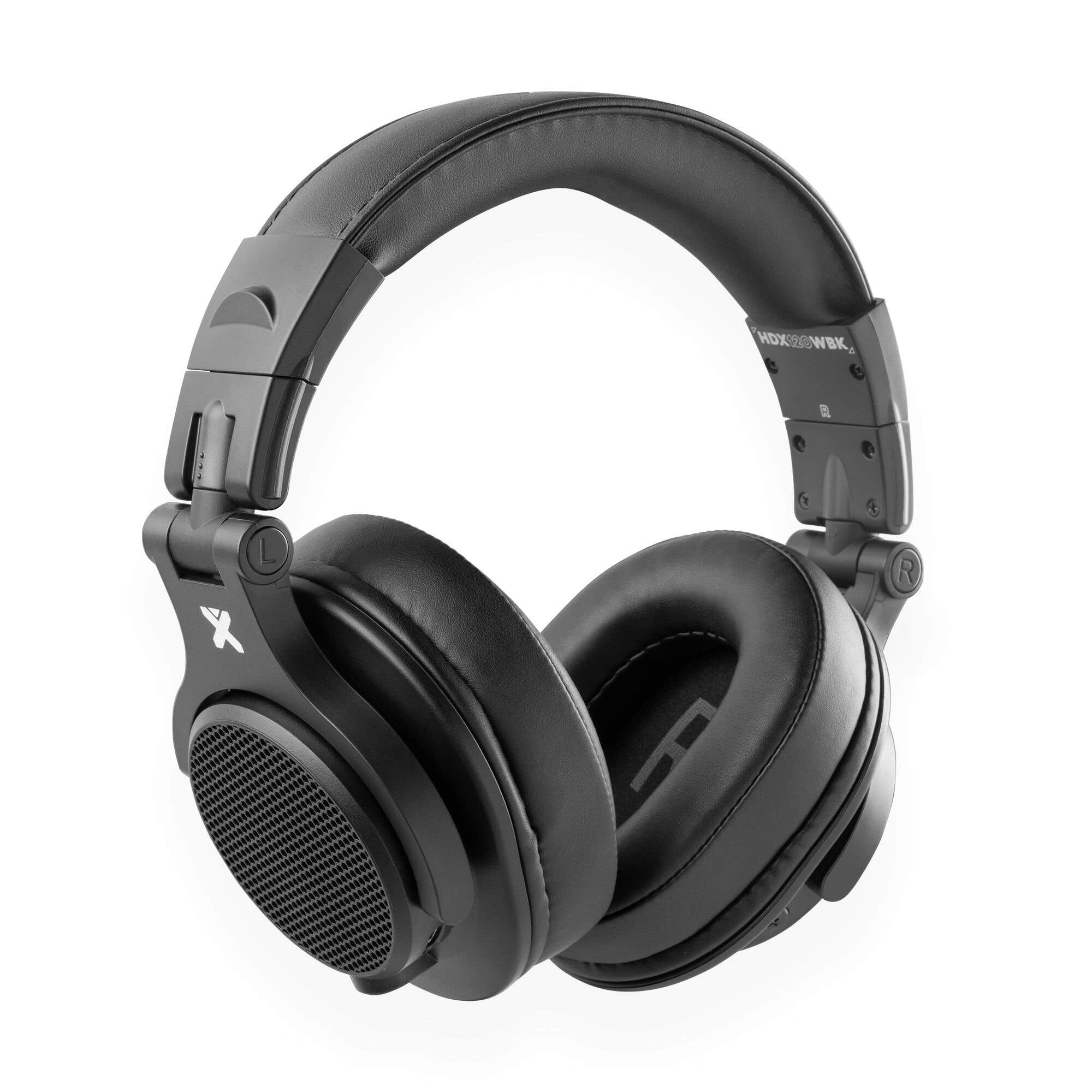 Vonyx HDX120WBK DJ Kopfhörer kabellos – Over-Ear DJ Headphones Bluetooth – Schwarz