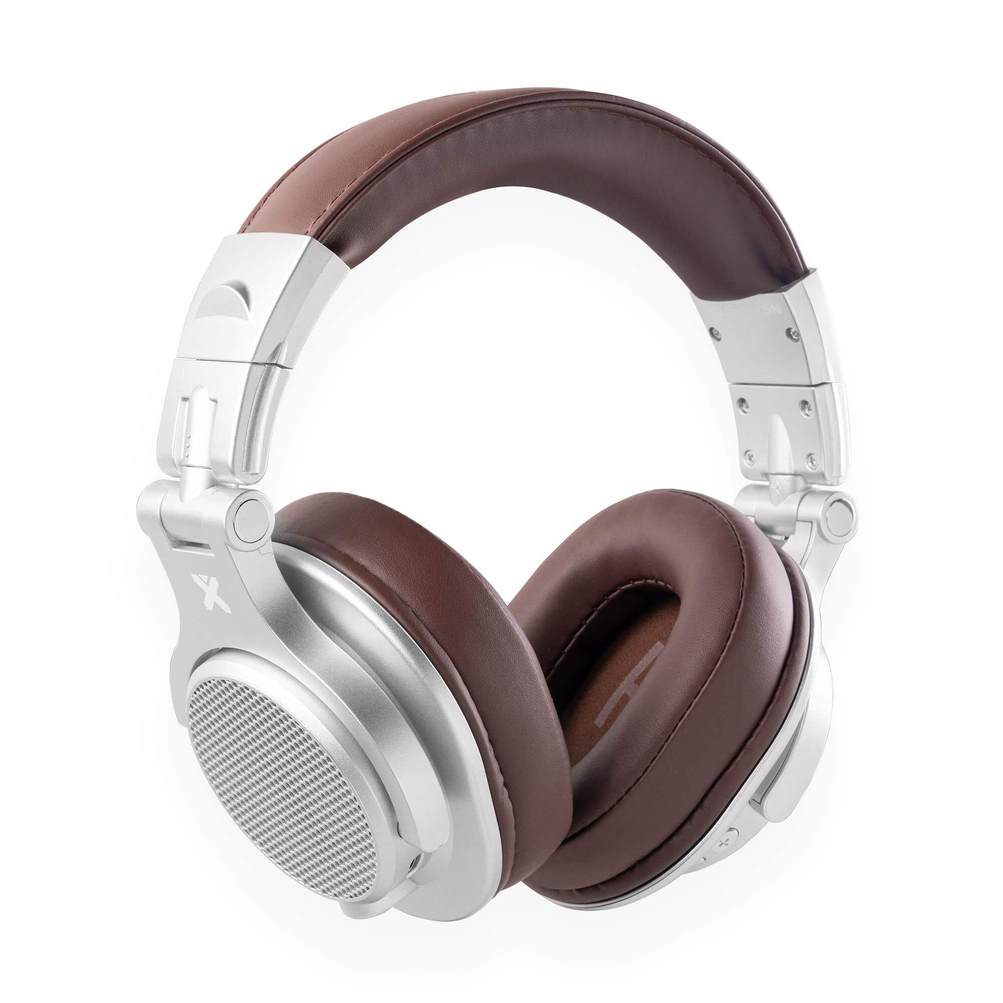 B-Ware - Vonyx HDX120WSN DJ Kopfhörer kabellos – Over-Ear DJ Headphones Bluetooth – Aluminium