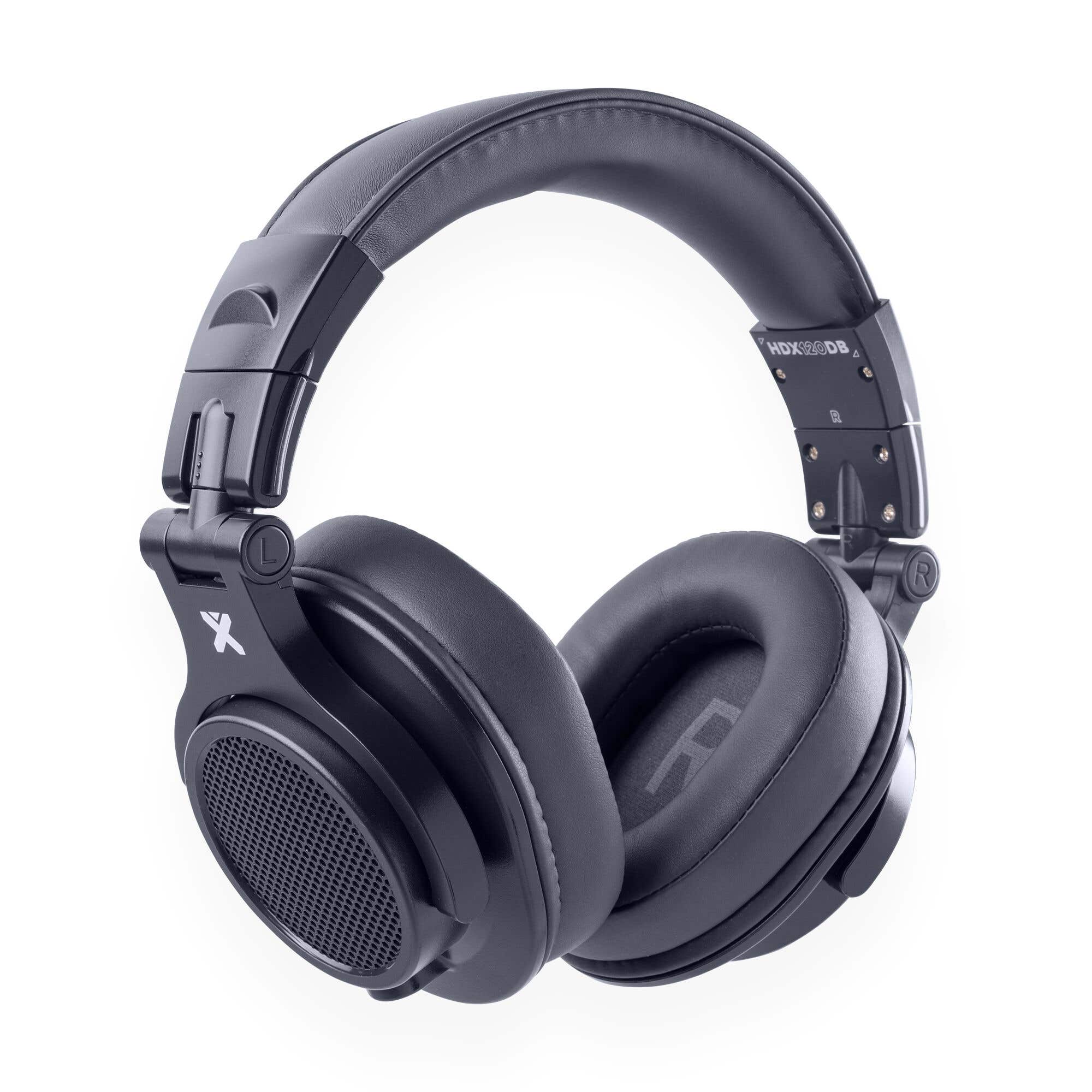 Vonyx HDX120DB DJ Kopfhörer mit Kabel – Over-Ear DJ Headphones – Dunkelblau