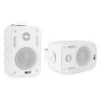 Power Dynamics BGO30 speakerset 3" in/outdoor 60W - Wit