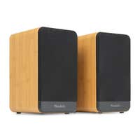 B-Ware - Audizio BS10 HiFi-Lautsprecher Set - Regallautsprecher - Bluetooth - 80W - Bambus