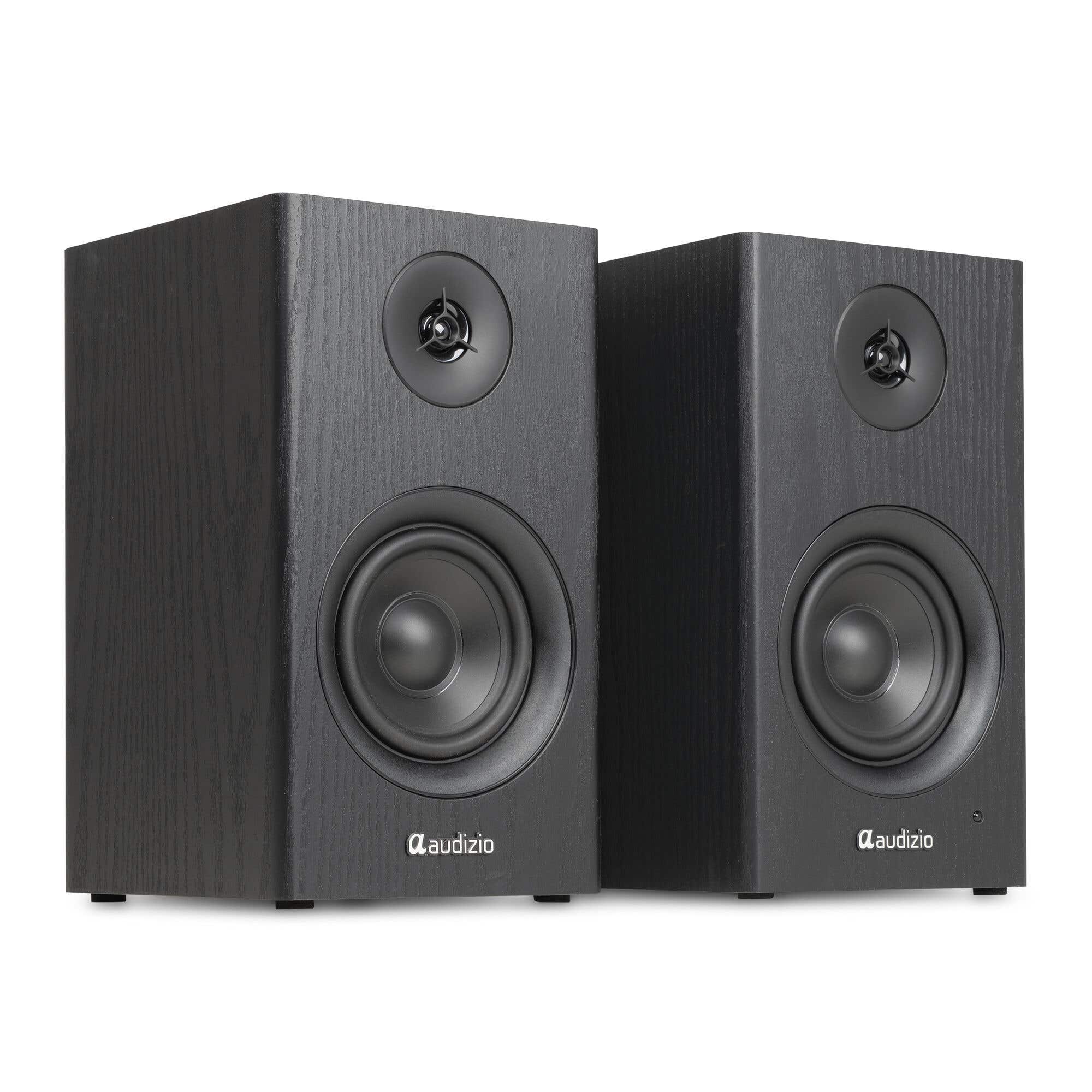 Audizio BS15 HiFi-Lautsprecher Set - Regallautsprecher - Bluetooth - 60W - Schwarz