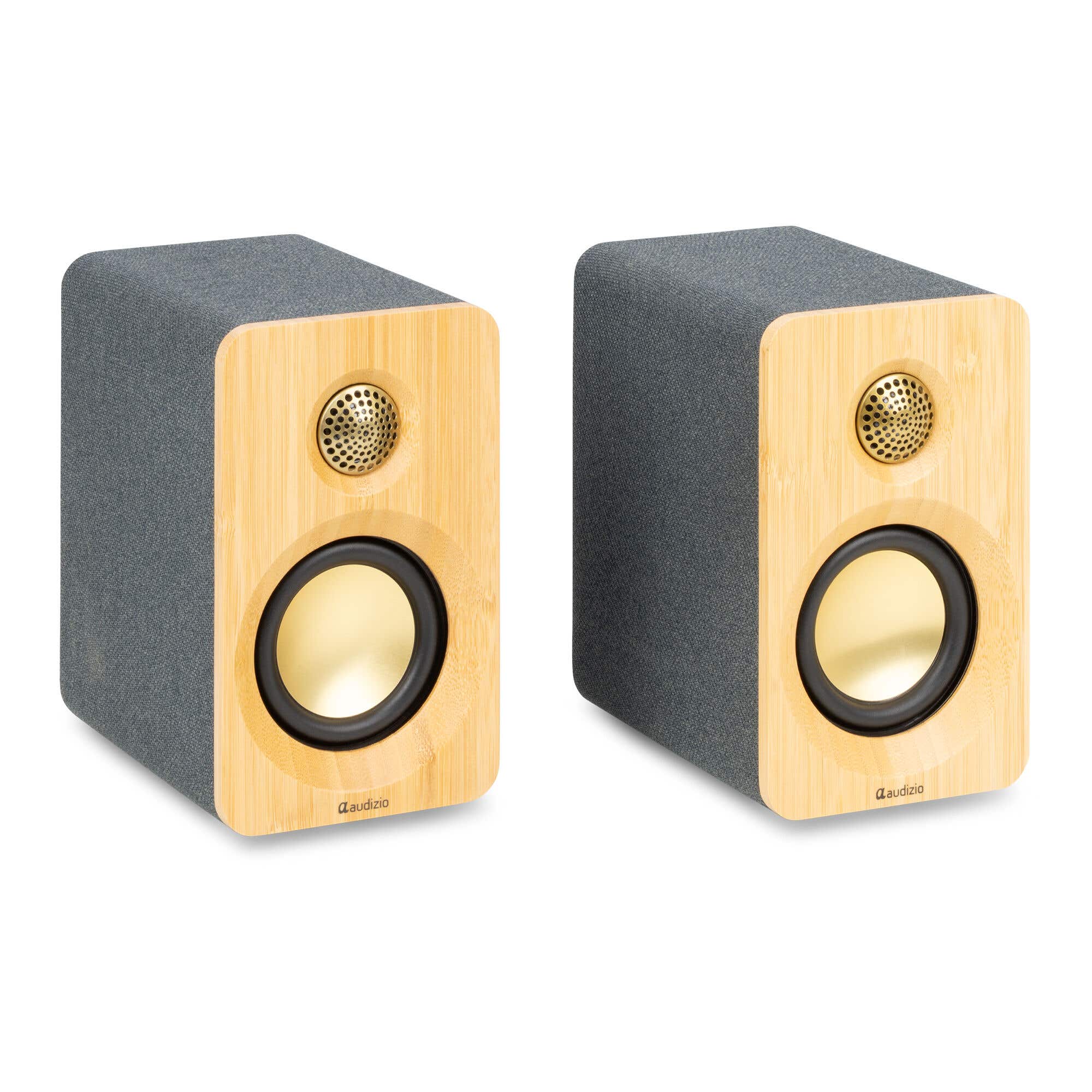 Audizio KS16 PC Lautsprecher Set - Lautsprecherset mit Bluetooth - Für Laptops & PC - 100W - Bambus