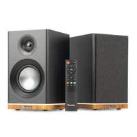 B-Ware - Audizio KS12 aktives HiFi-Lautsprecherset - HDMI & Bluetooth - Ambientebeleuchtung - 80 W - Schwarz