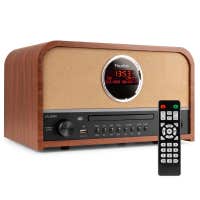 B-Ware - Audizio Salerno Stereo-DAB-Radio mit CD-Player, Bluetooth und MP3-Player