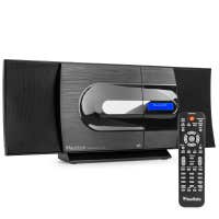 B-Ware - Audizio Tours DAB-Stereoanlage mit CD-Player, Bluetooth, FM-Radio und MP3-Player - 80W - Schwarz