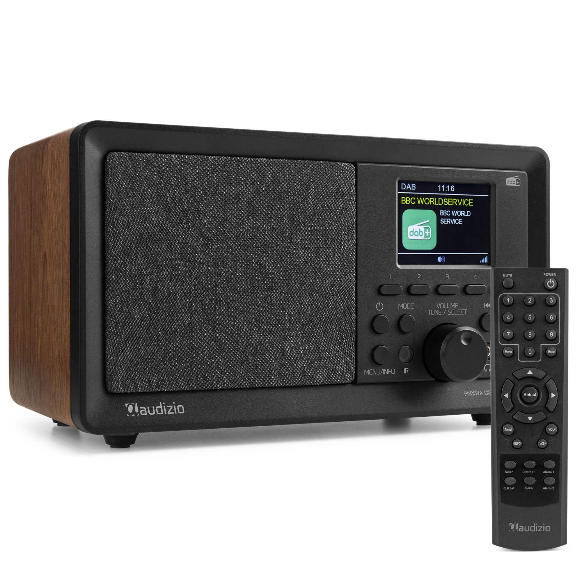 Audizio Padova Retro-DAB-Radio mit Bluetooth und USB/-MP3-Player