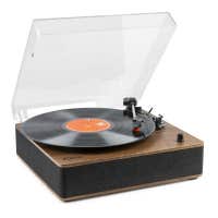 Fenton RP161 Retro-Schallplattenspieler Bluetooth - Integrierte Lautsprecher - Stereo - Walnuss