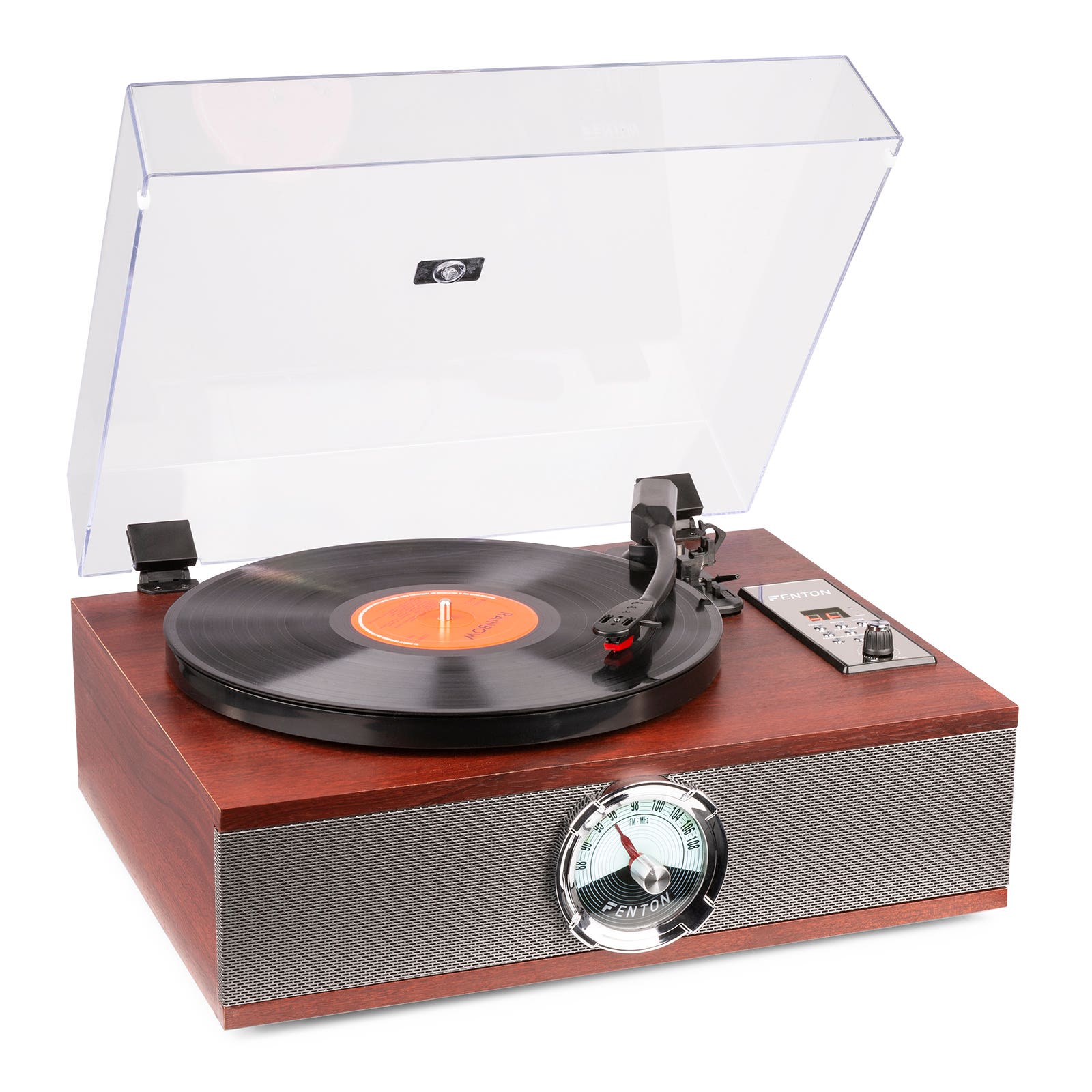 B-Ware - Fenton RP180 Retro-Schallplattenspieler mit Bluetooth, CD-Player und Radio