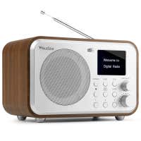 Audizio Milan DAB+ Radio mit Batterie Silber