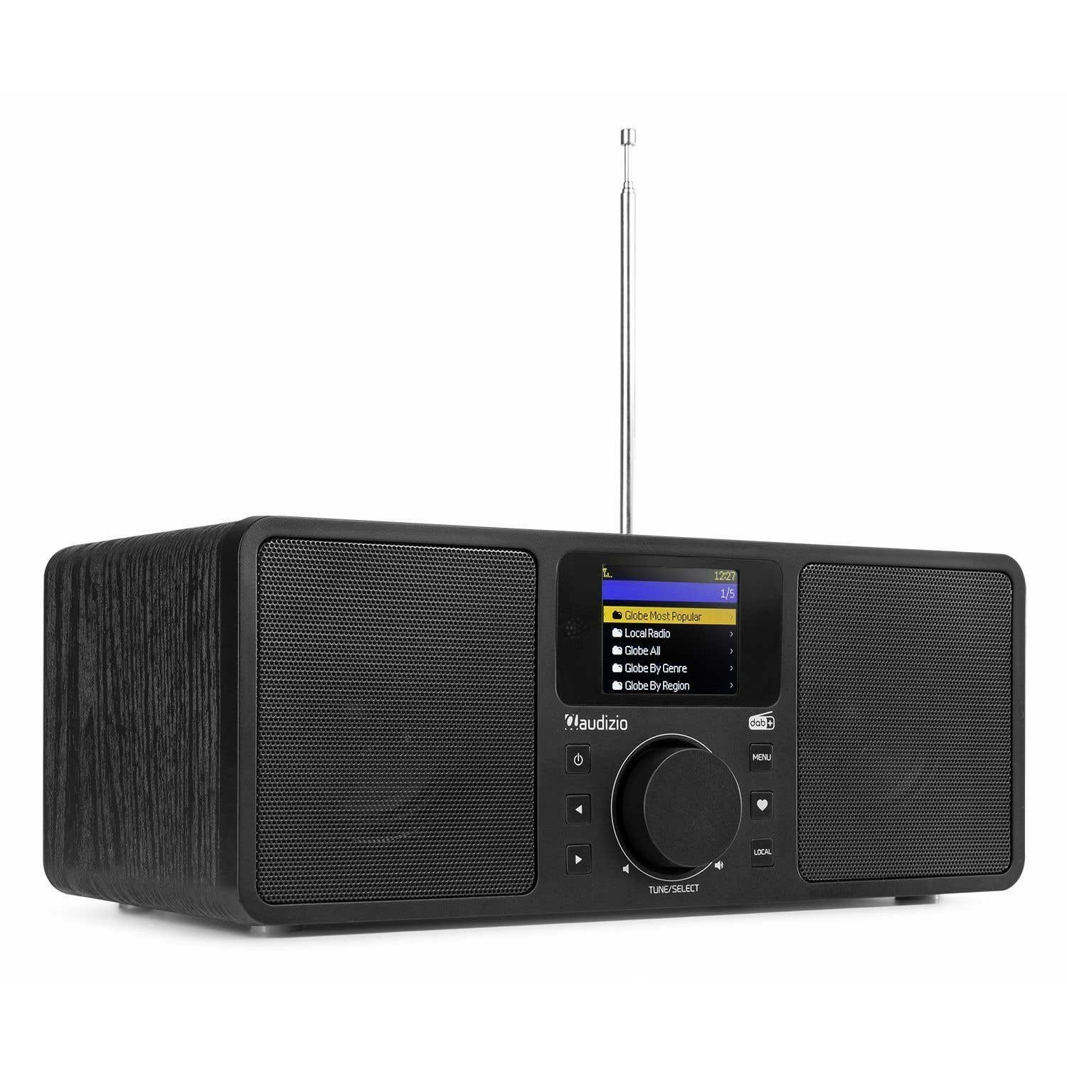 B-Ware - Audizio Rome DAB-Radio, Internetradio mit WLAN + Bluetooth – Schwarz