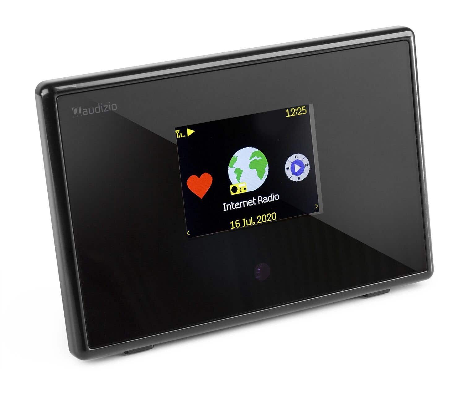 Audizio Turin Bluetooth Adapter mit Internetradio - WLAN Radio - Schwarz