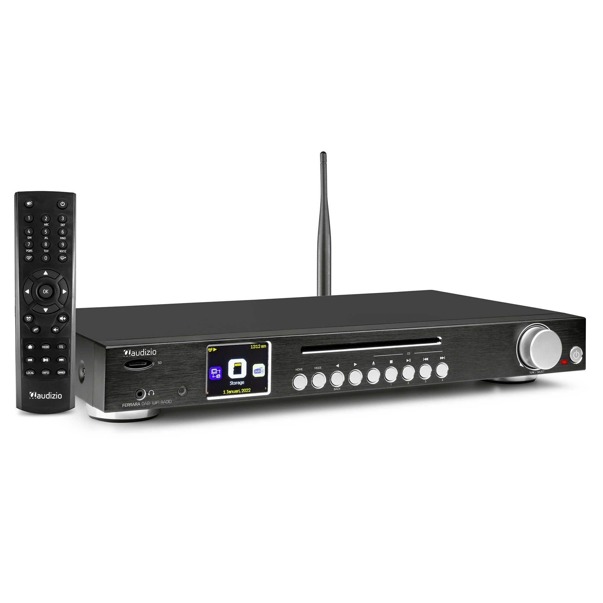 Audizio Ferrara Internet Radio mit DAB+ UKW und CD Player