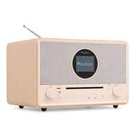 B-Ware - Audizio Lucca Stereo DAB Radio mit CD-Player, Internetradio, Bluetooth und MP3-Player - Creme