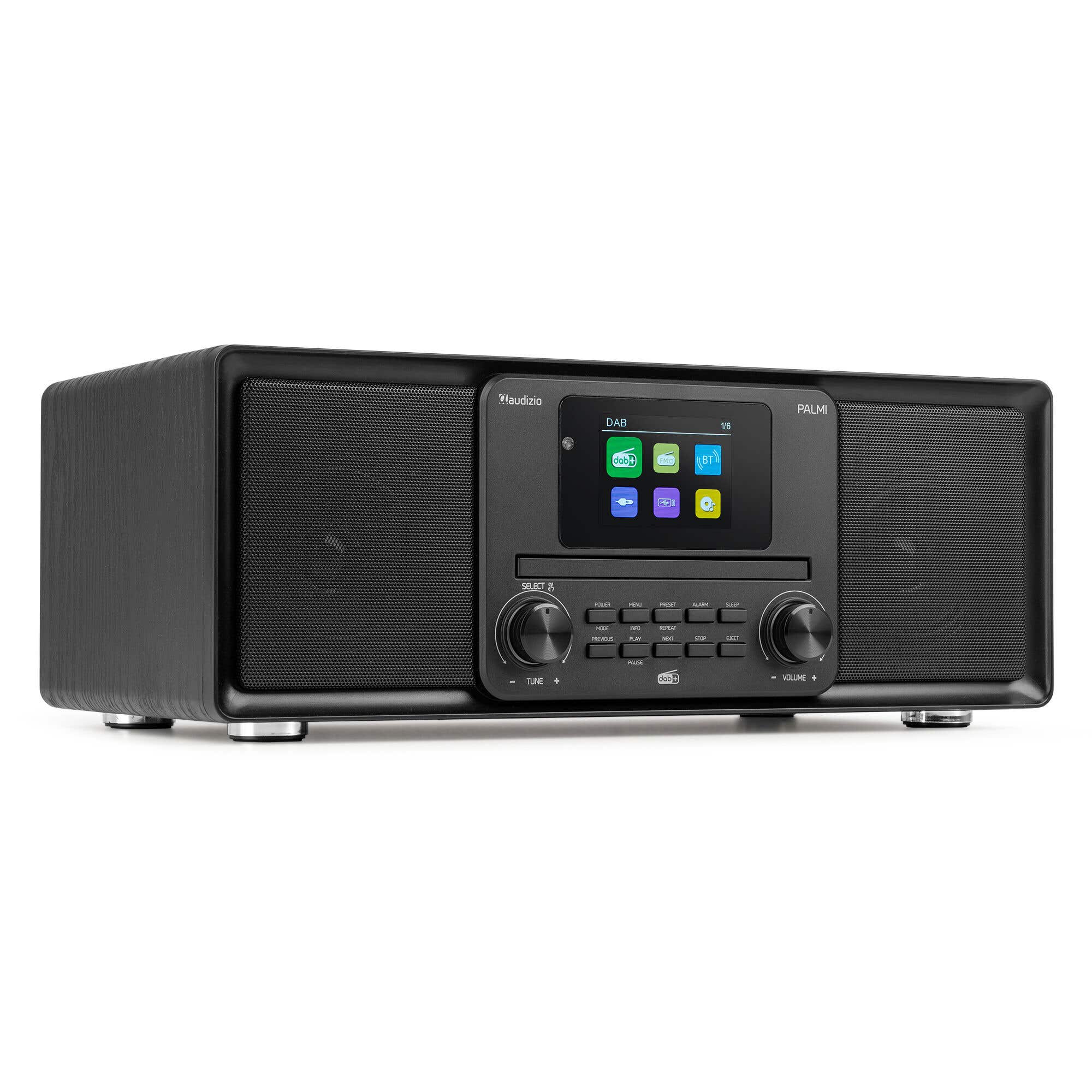 B-Ware - Audizio Palmi DAB Radio - Radio mit CD Player - Bluetooth - DAB+ und FM - Schwarz