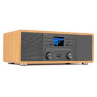 Audizio Avola All-in-One WLAN Radio - Internetradio, CD, DAB+, FM, Bluetooth - Bambus