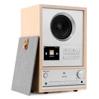 Audizio Canzo Internet Radio mit DAB+/FM Tuner - Helle Holzoptik