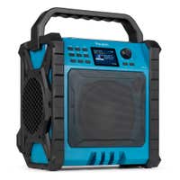 B-Ware - Audizio Jobsite XL Baustellenradio – Bluetooth, FM, DAB+, Akku, IP54 – 200W