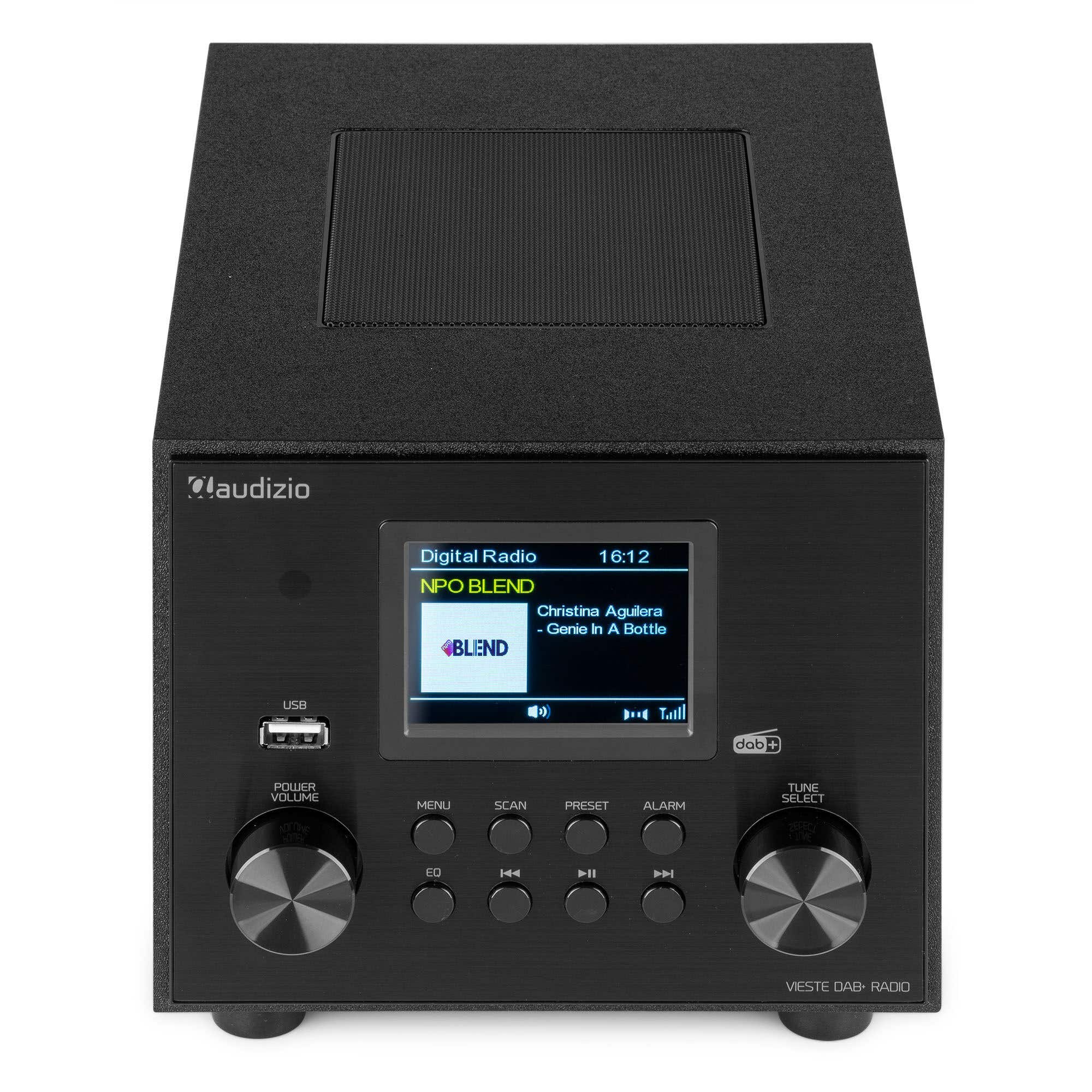 Audizio Vieste DAB-Radio mit Subwoofer - Digitalradio mit Bluetooth - DAB+ und FM - 60W - Schwarz