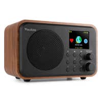 Audizio Vicenza WIFI Internet Radio akkubetriebenes DAB-Radio - Schwarz-Braun