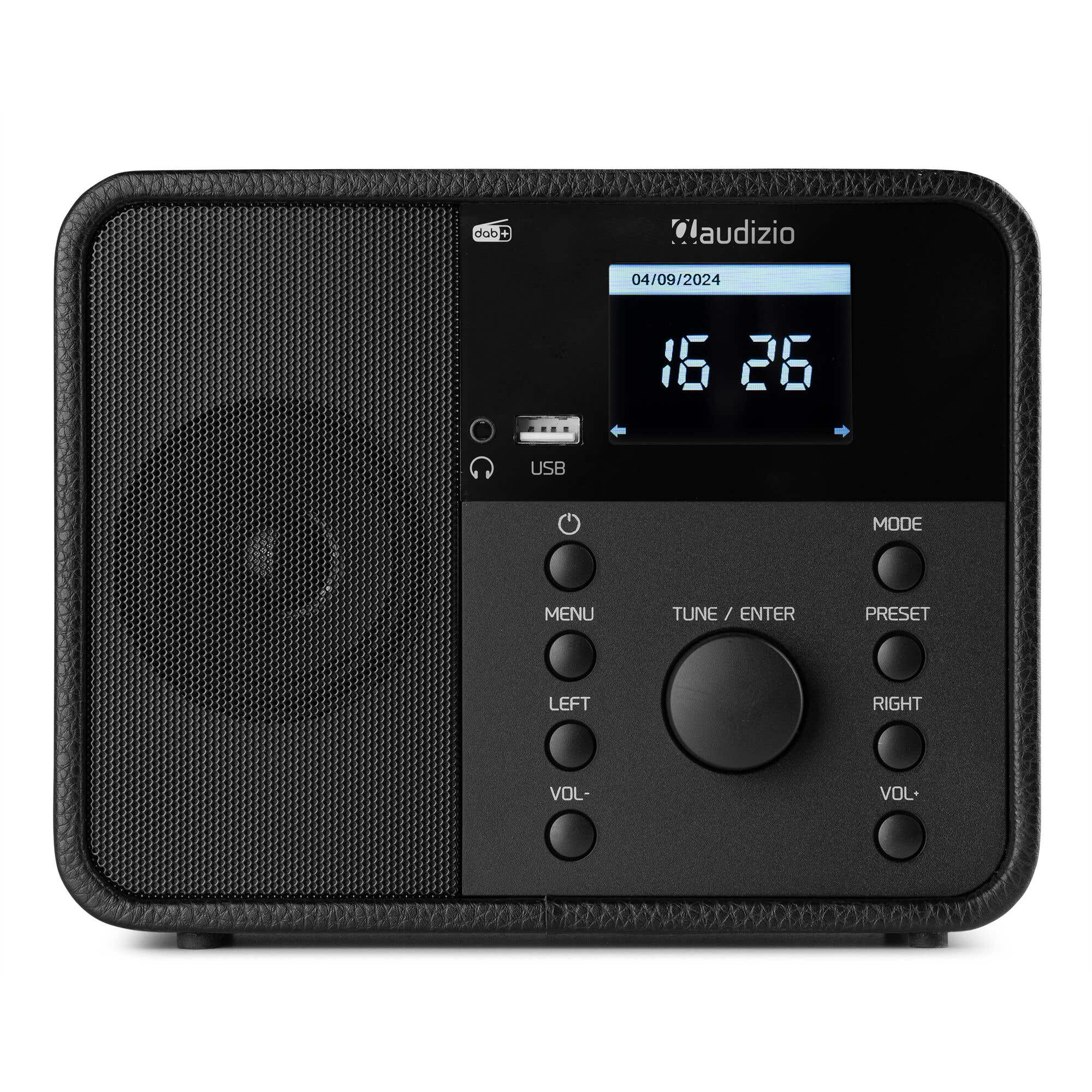 Audizio Nardo – DAB+ Radio und Internetradio 2-in-1 mit Bluetooth, FM - schwarz