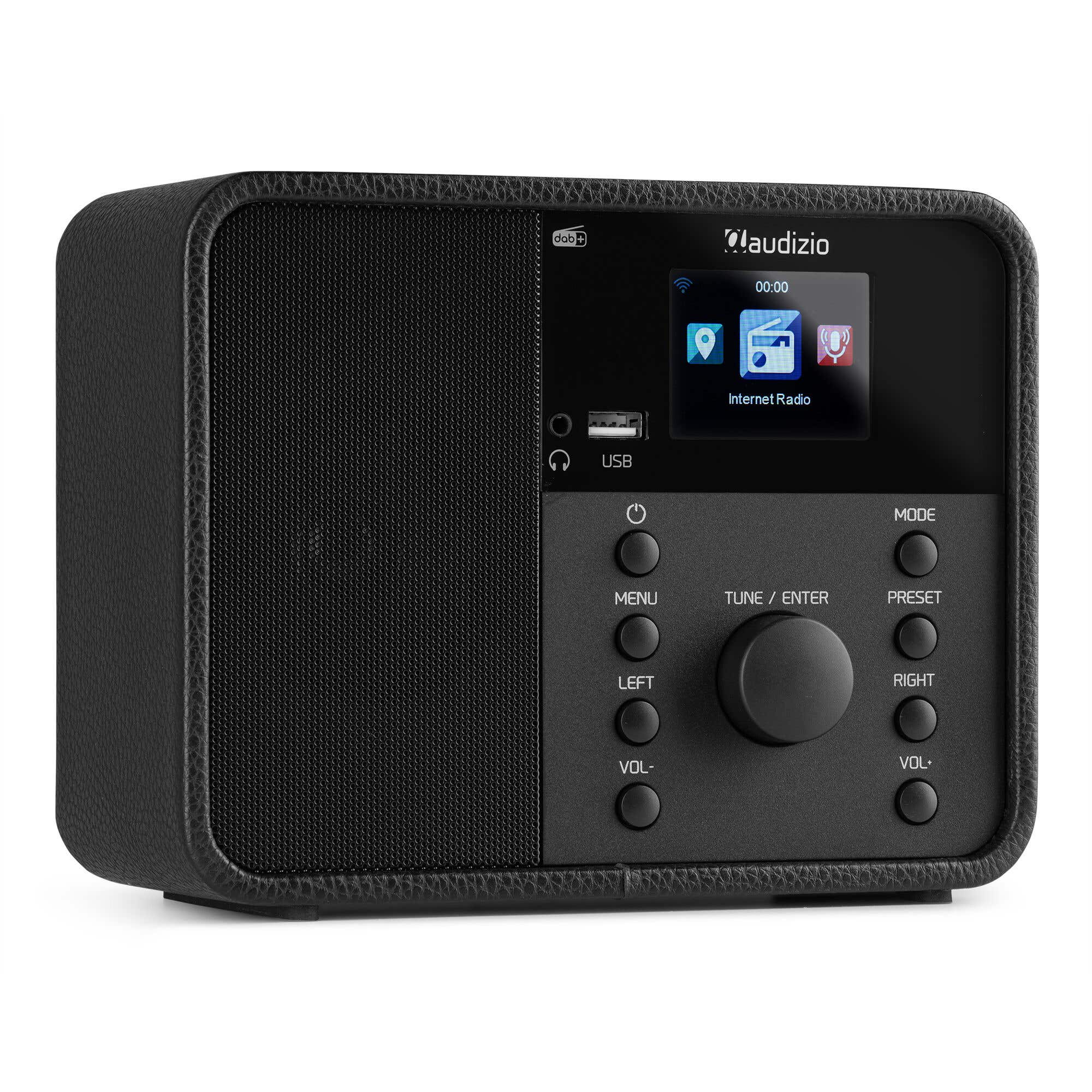 B-Ware - Audizio Nardo – DAB+ Radio und Internetradio 2-in-1 mit Bluetooth, FM - schwarz