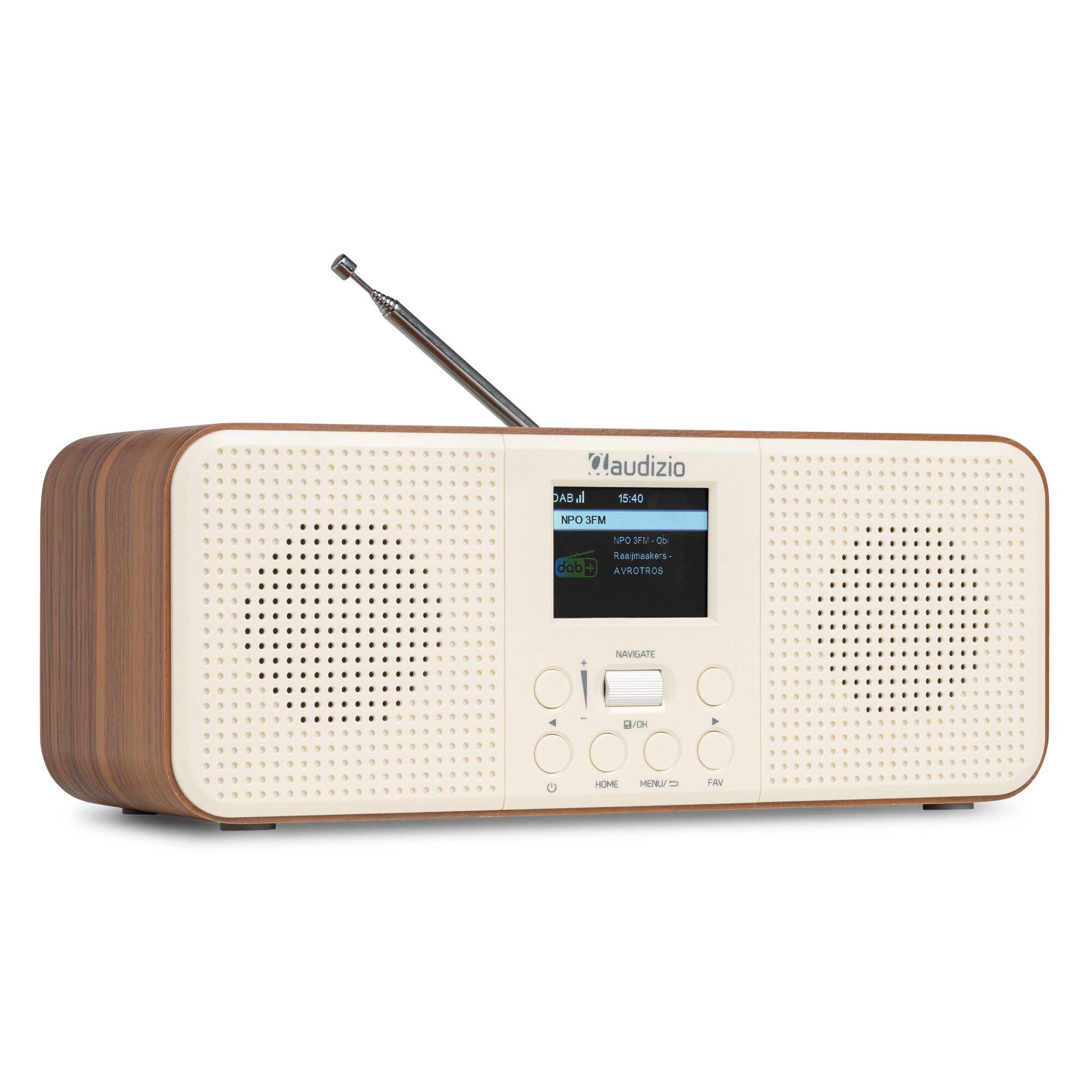 B-Ware - Audizio Bucine WLAN Internetradio - FM/DAB+ Radio - Bluetooth - Auto-Scan - Creme