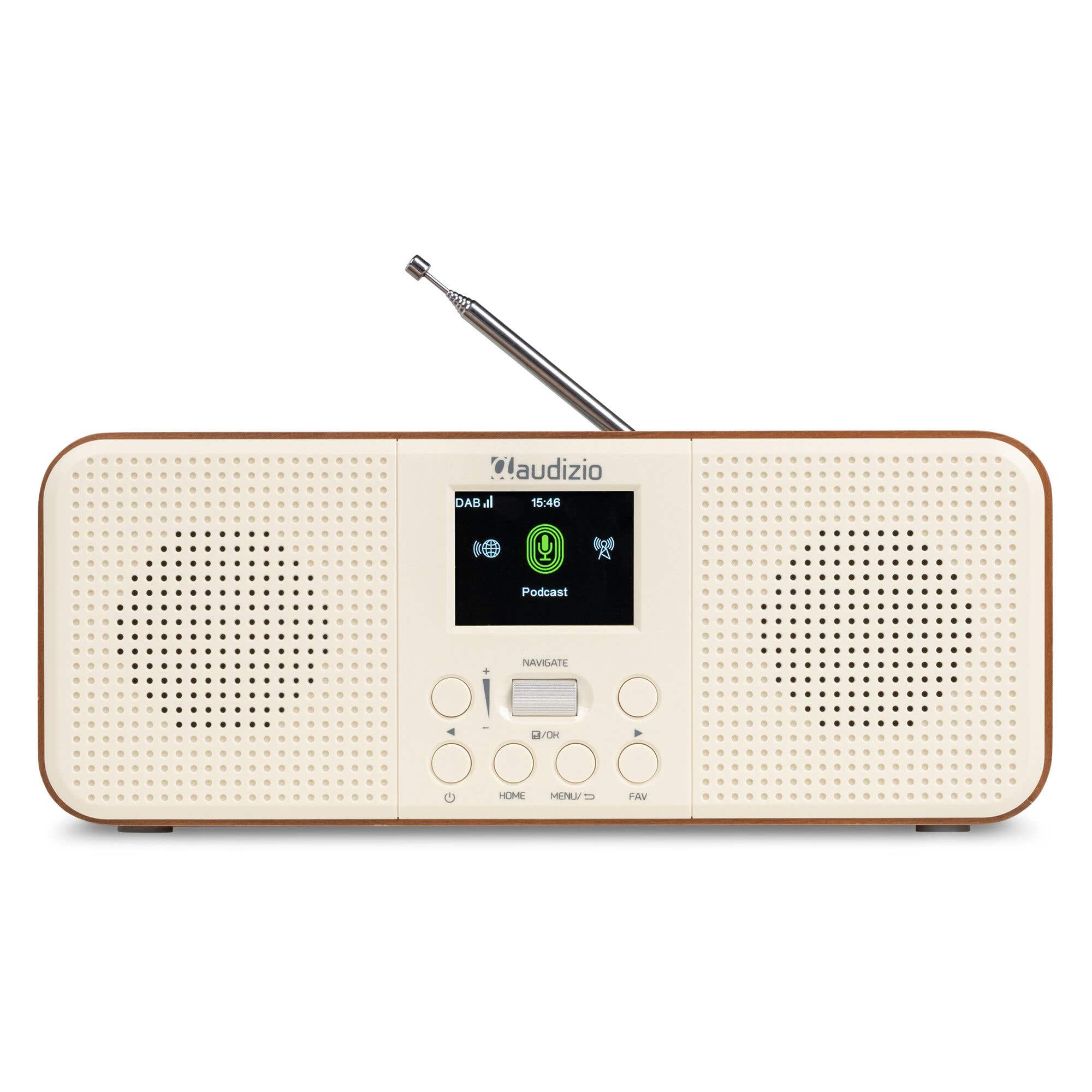 Audizio Bucine WLAN Internetradio - FM/DAB+ Radio - Bluetooth - Auto-Scan - Creme