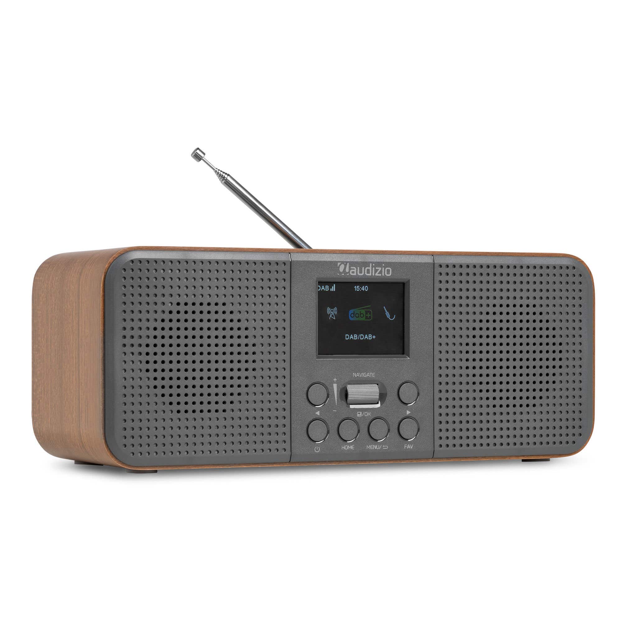 Audizio Bucine WLAN Internetradio - FM/DAB+ Radio - Bluetooth - Auto-Scan - Dunkelgrau