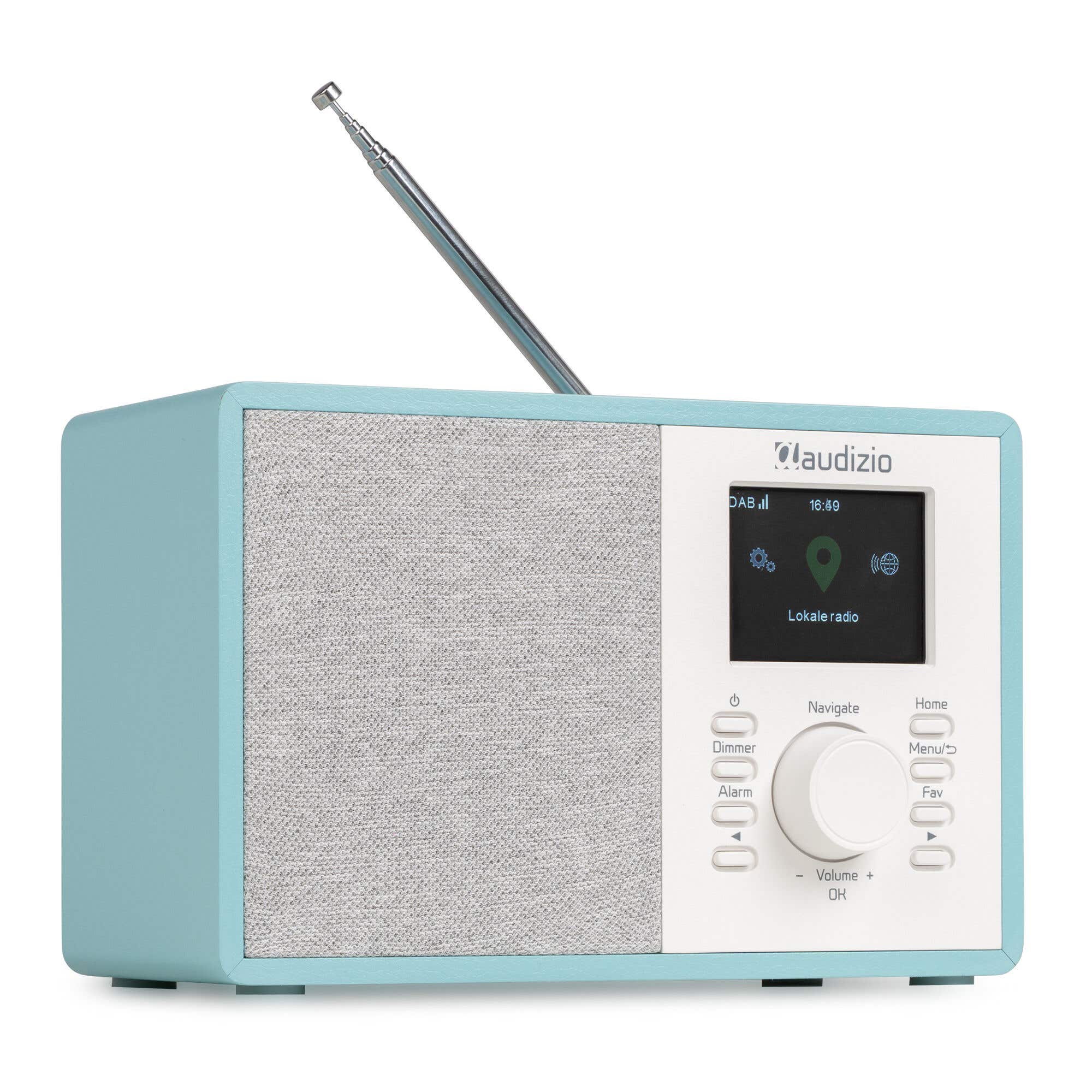 Audizio Cosa Internetradio – FM & DAB+ Radio – Kleines Radio mit Bluetooth – Blau