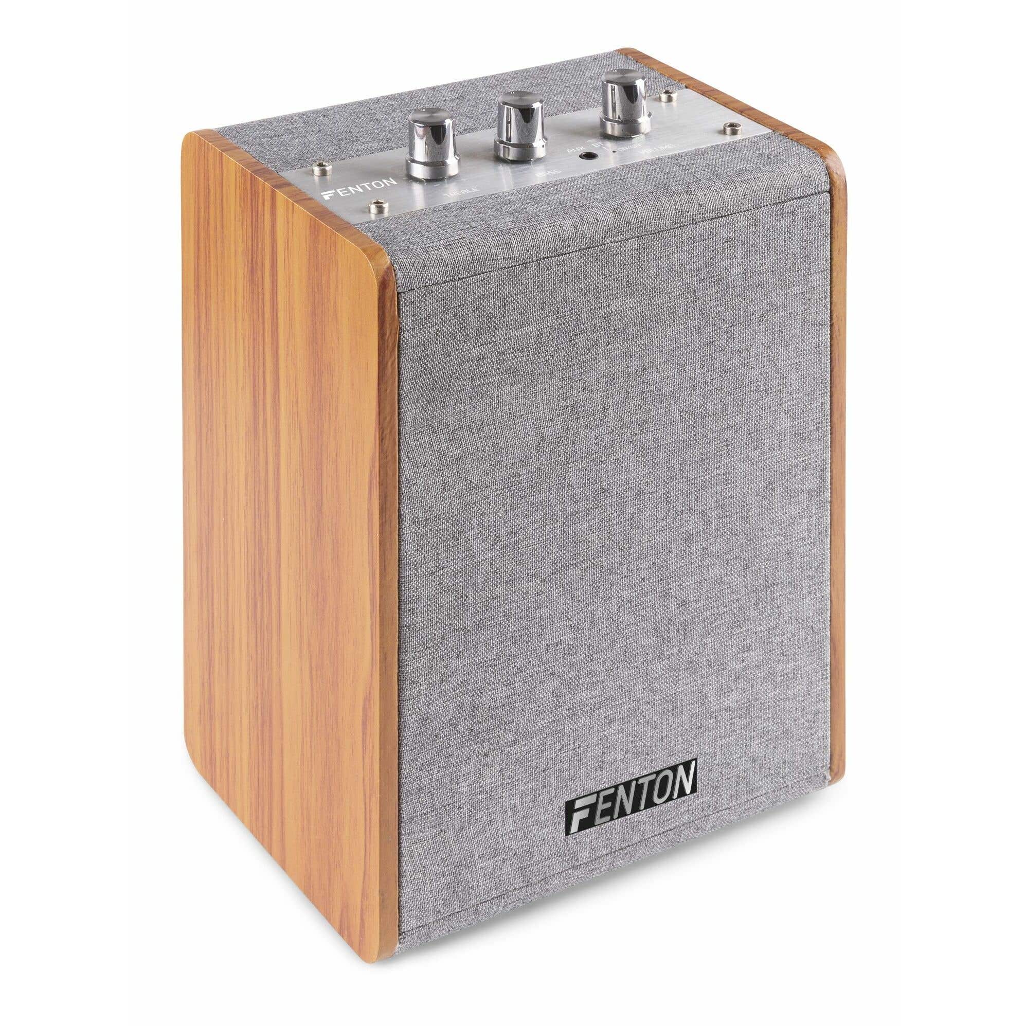 B-Ware - Fenton VBS40 Retro-Bluetooth-Lautsprecher mit Akku