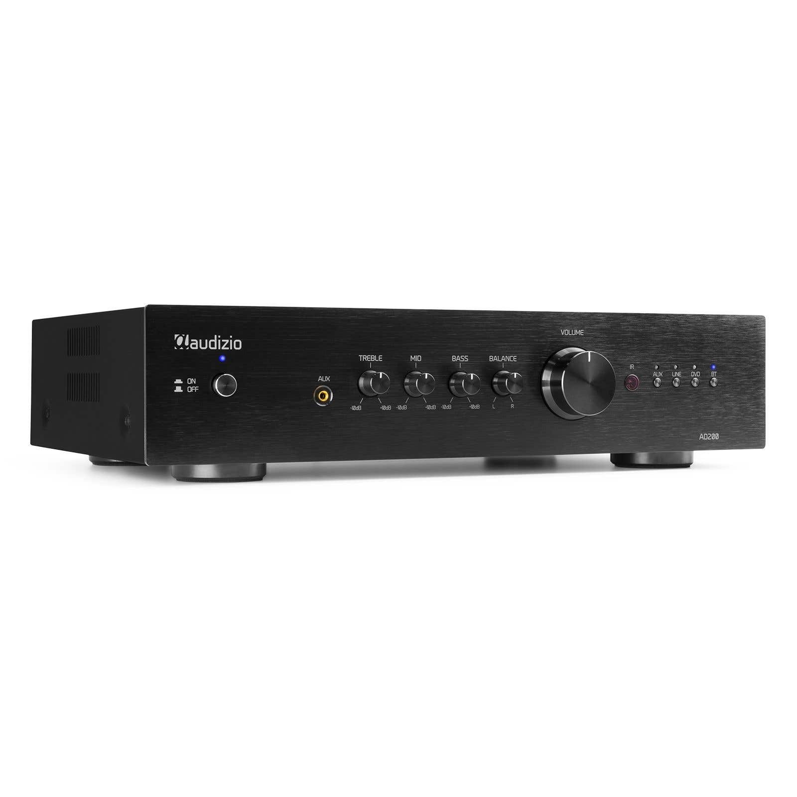 Audizio AD200B 2 Kanal HiFi-Verstärker, Amplifier - Schwarz
