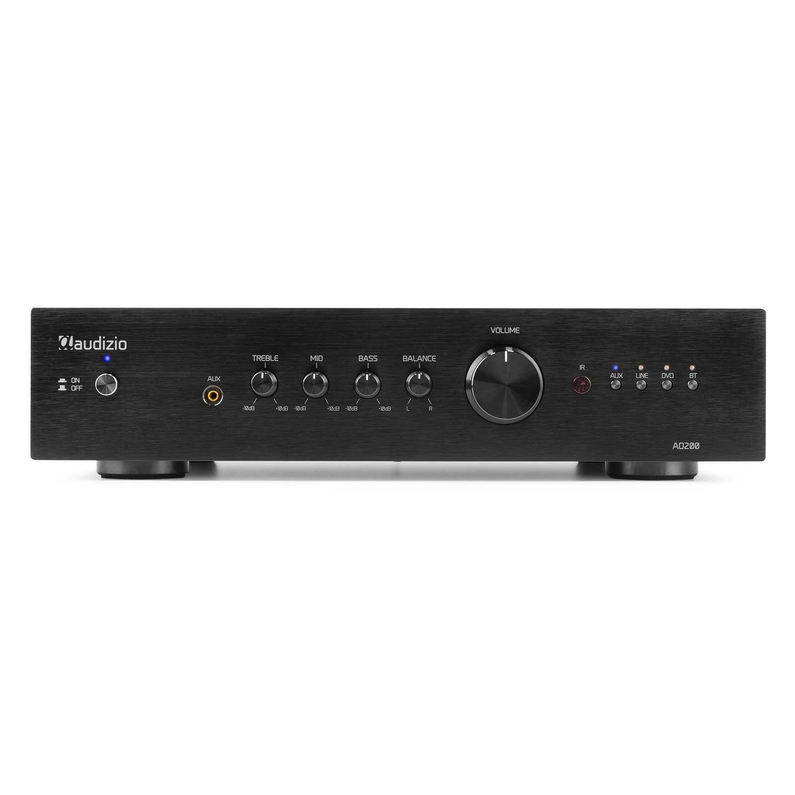 Audizio AD200B 2 Kanal HiFi-Verstärker, Amplifier - Schwarz