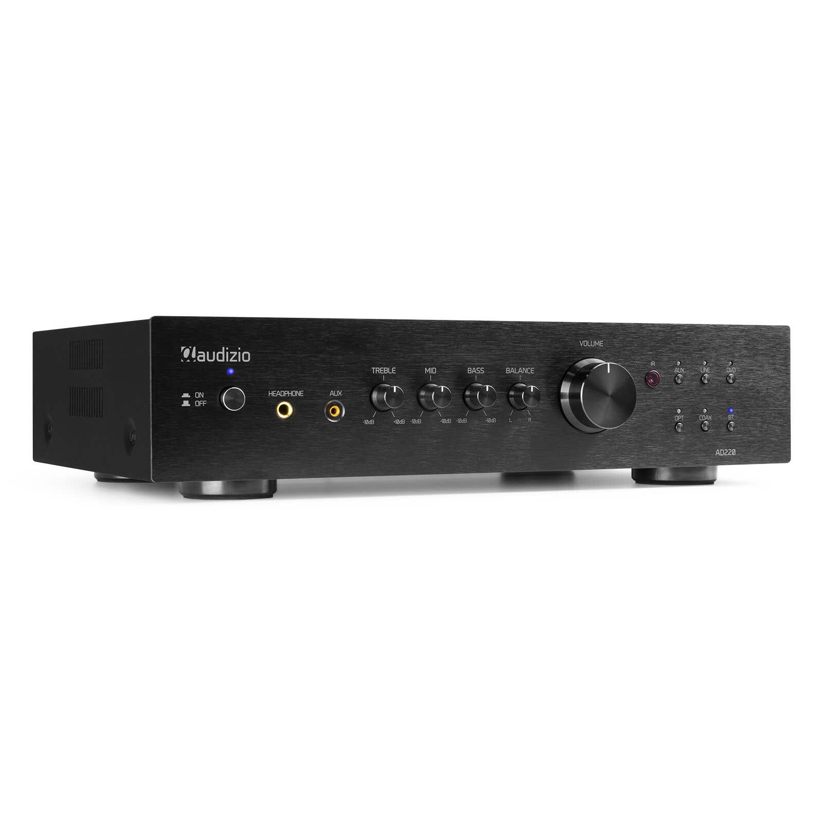 Audizio AD220B 2 Kanal HiFi Verstärker, 400 Watt Amplifier - Schwarz