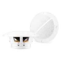 Vonyx Marine-Lautsprecher-Set Spritzwassergeschützt 5" 8 Ohm, Weiß