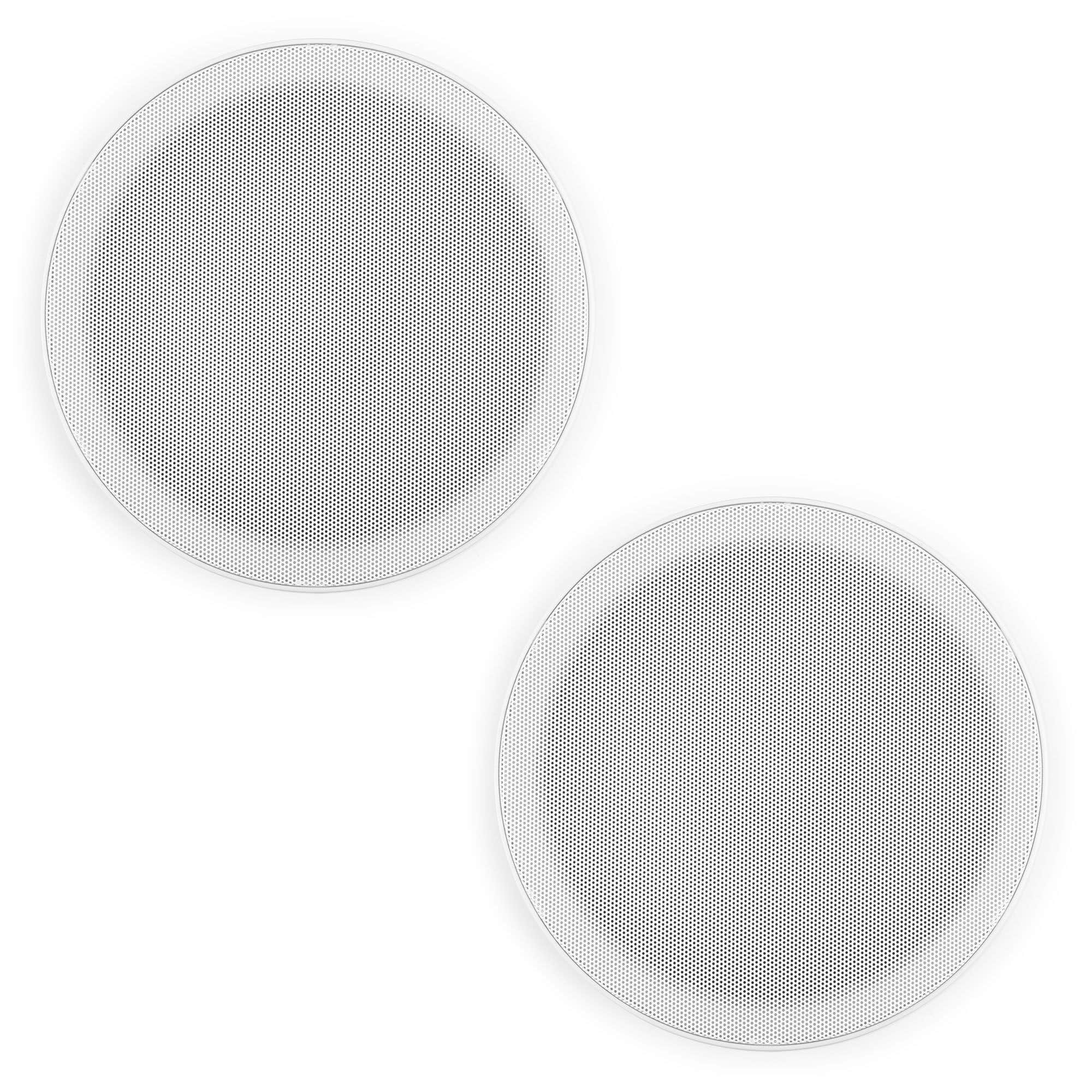 B-Ware - Power Dynamics MSLP65 wetterfestes Einbaulautsprecher Set mit flachem Profil – 8 Ohm – 100 Watt – Weiß