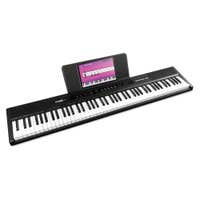MAX RhapsodyDP88 Digital Piano Keyboard - Professionelles E Klavier mit 88 anschlagdynamischen Tasten