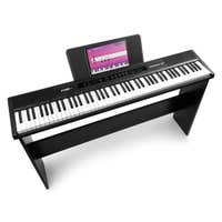 MAX RhapsodyDP88P Digital Piano Keyboarde mit Möbelständer - 88 anschlagdynamischen Tasten