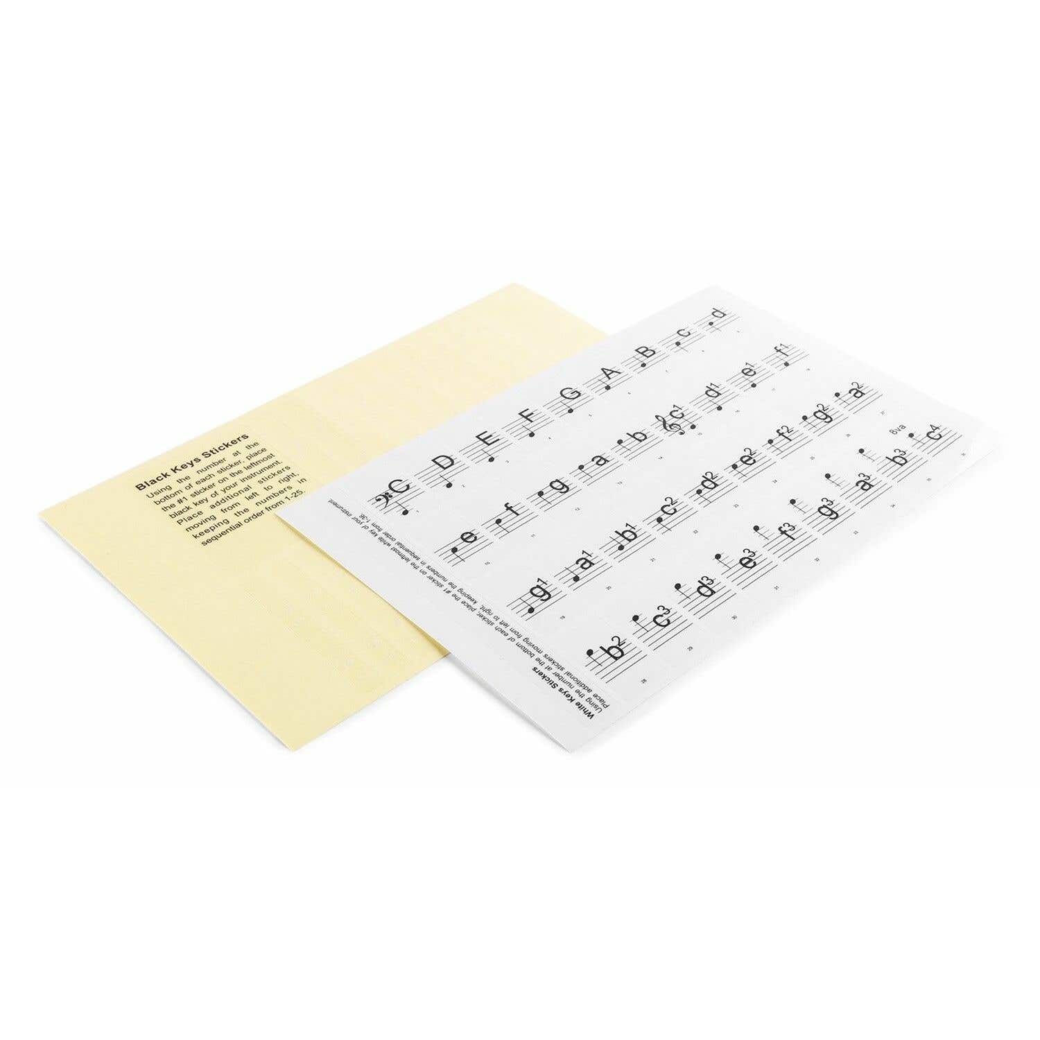 MAX KB-KEY Keyboard-Piano-Aufkleber (max. 61 Tasten) für den Keyboard-Anfänger