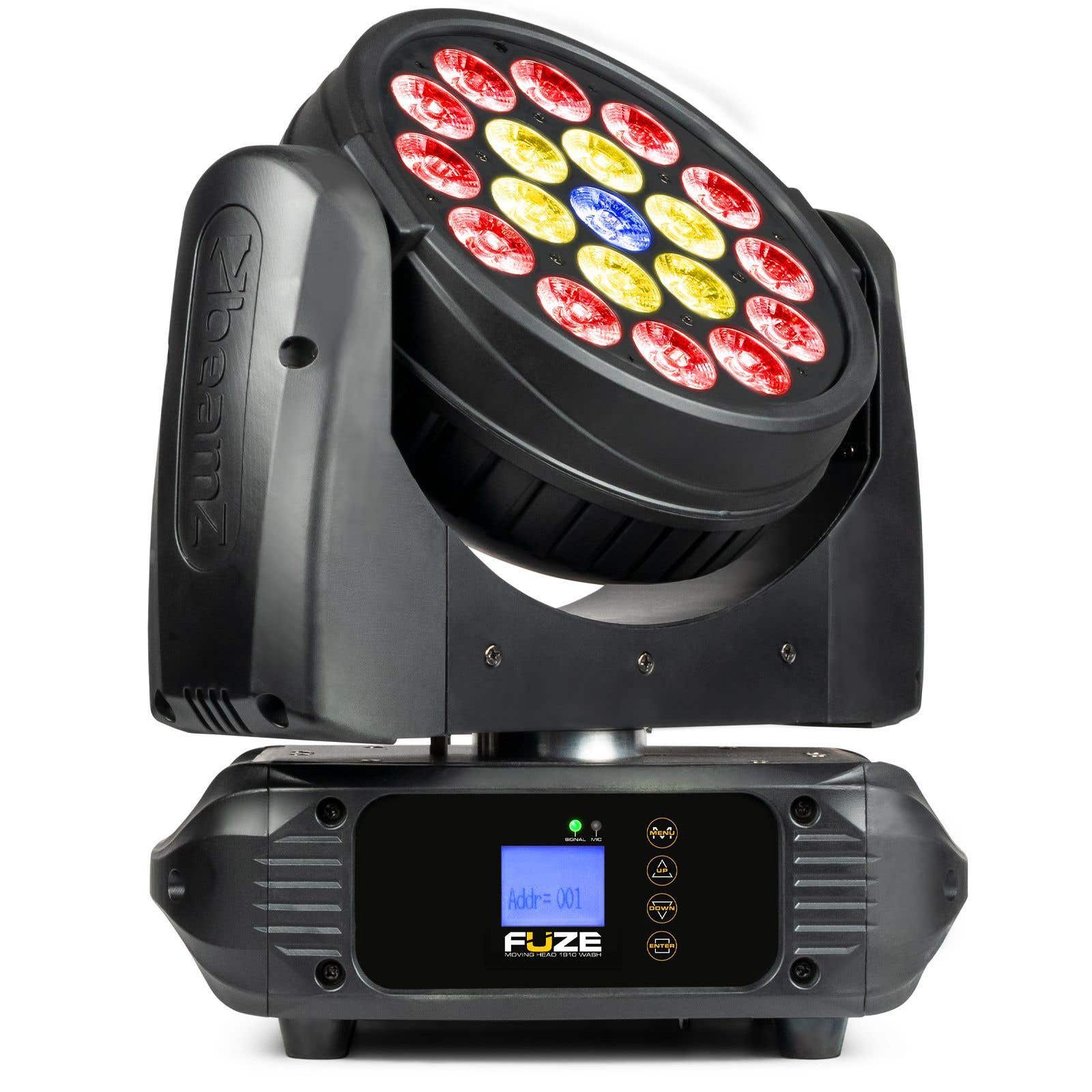 beamZ FUZE1910 Wash-Moving-Head - 3 LED Ringe - 19x 10W LEDs