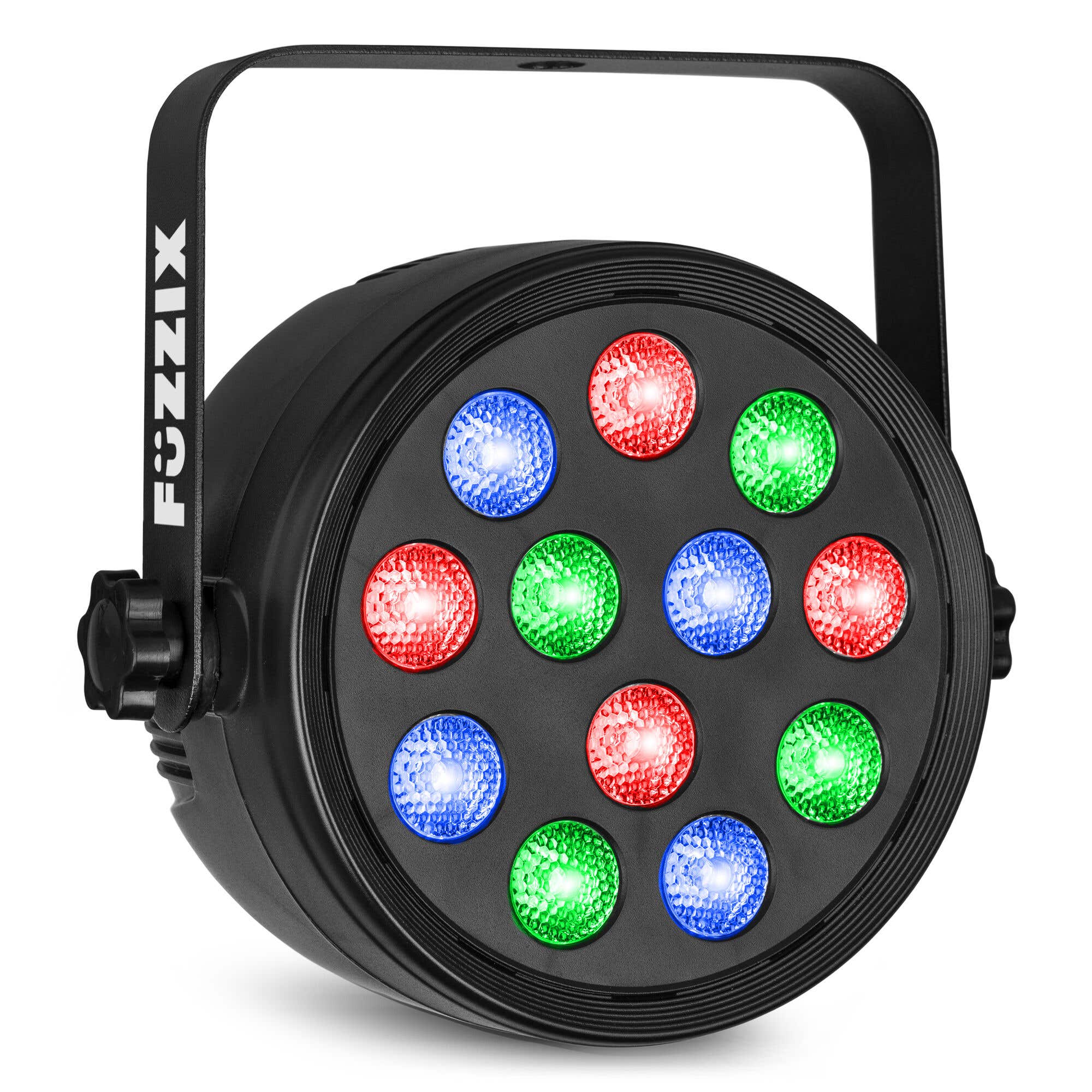 Fuzzix PLF12 Party LED Par mit 12x 2W LEDs - RGB - inkl. Fernbedienung