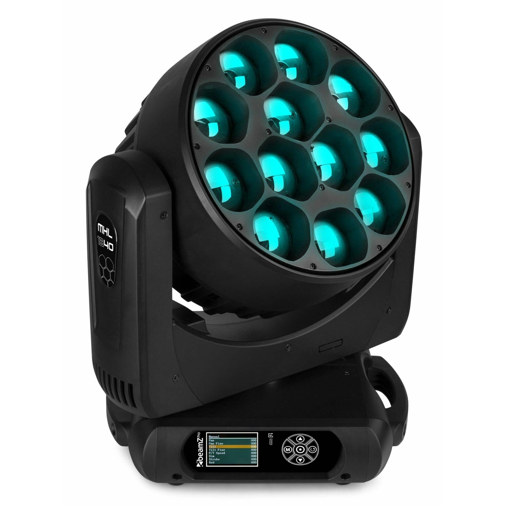 B-Ware - BeamZ Professional MHL1240 Moving Head Washer 4-in-1 RGBW 12x 40 Watt 