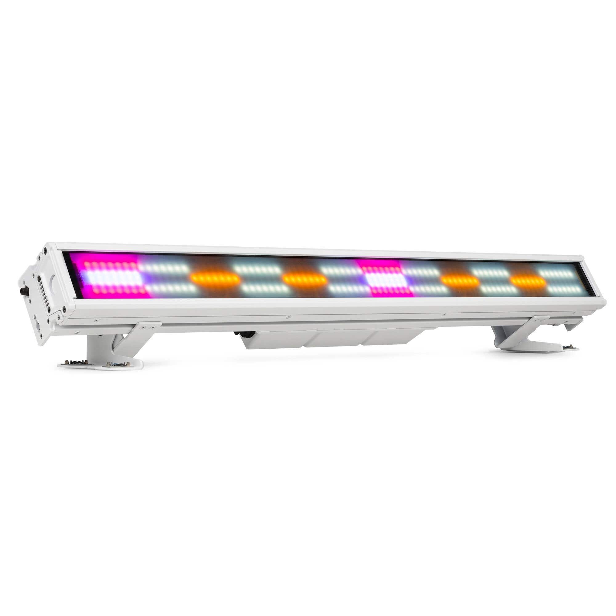 BeamZ Pro LCB400IPWH LED Bar mit RGBWA LEDs - IP65 Wasserdicht - Steuerbare Sektionen - Weiß